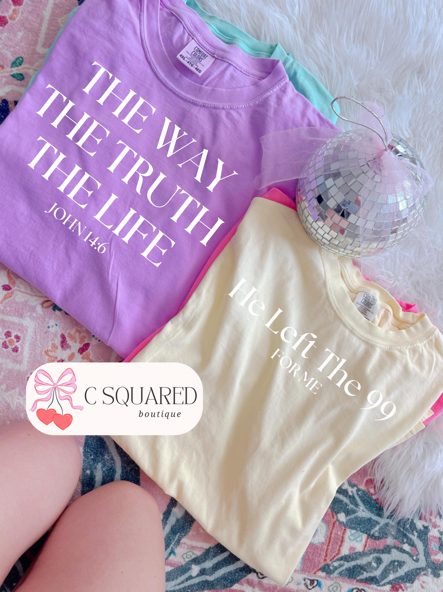 Colorful Inspirational Comfort Color Tee